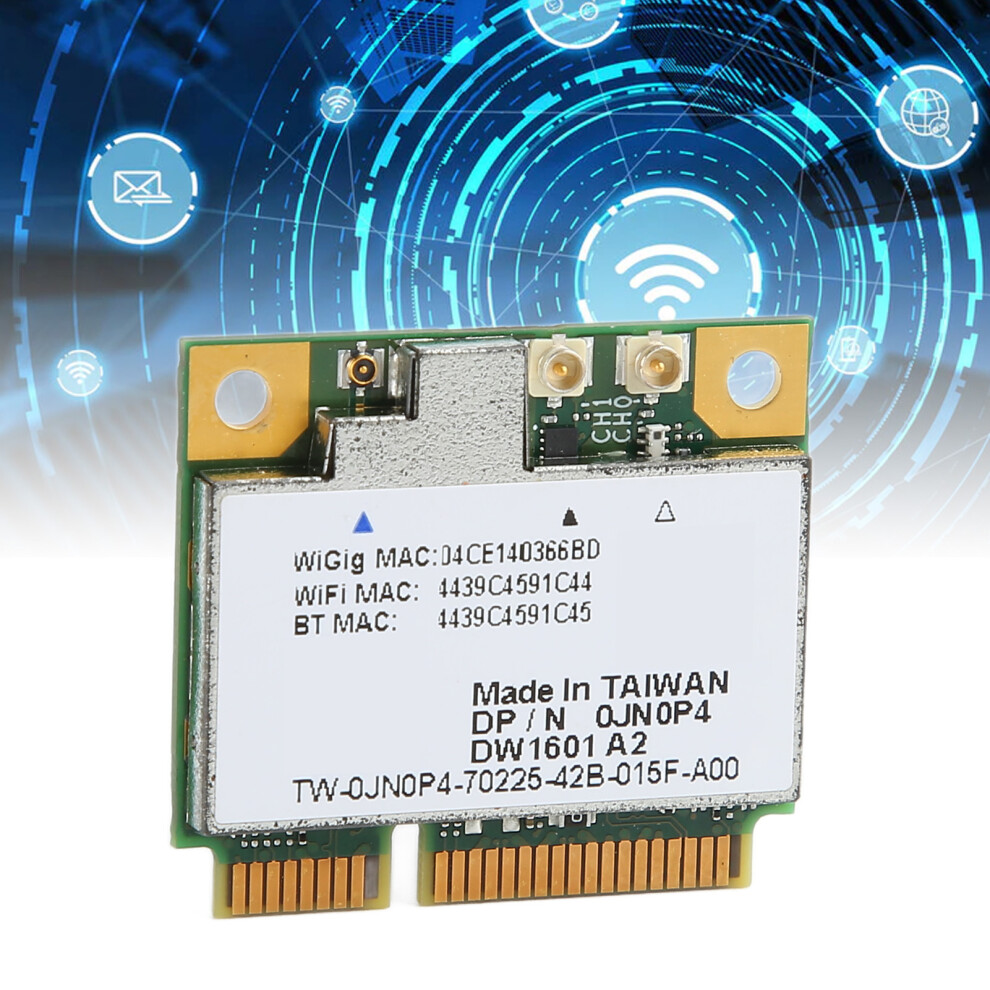 Dual Band 2.4Ghz 5Ghz Dw1601 Wifi Card Mini Pcie 300Mbps Wireless Adapter 5081339728426