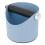 Kaffee Klopf-Schlacken-Eimer 13,5  12,3  15 cm Blau 16