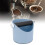 Kaffee Klopf-Schlacken-Eimer 13,5  12,3  15 cm Blau 15