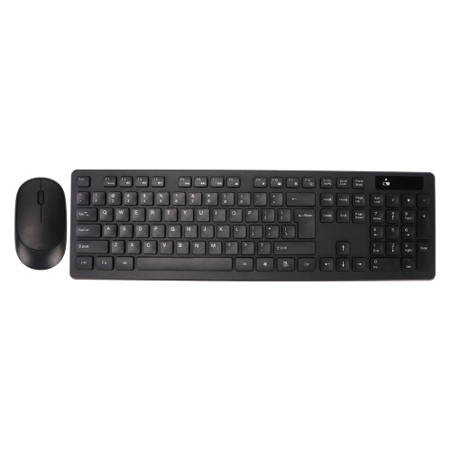 Wireless 2.4G Waterproof Keyboard Mouse Combo, 104 Keys, 1600dpi
