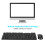 Wireless Keyboard Mouse Combo 2.4G Silent 1600dpi for Laptop 5