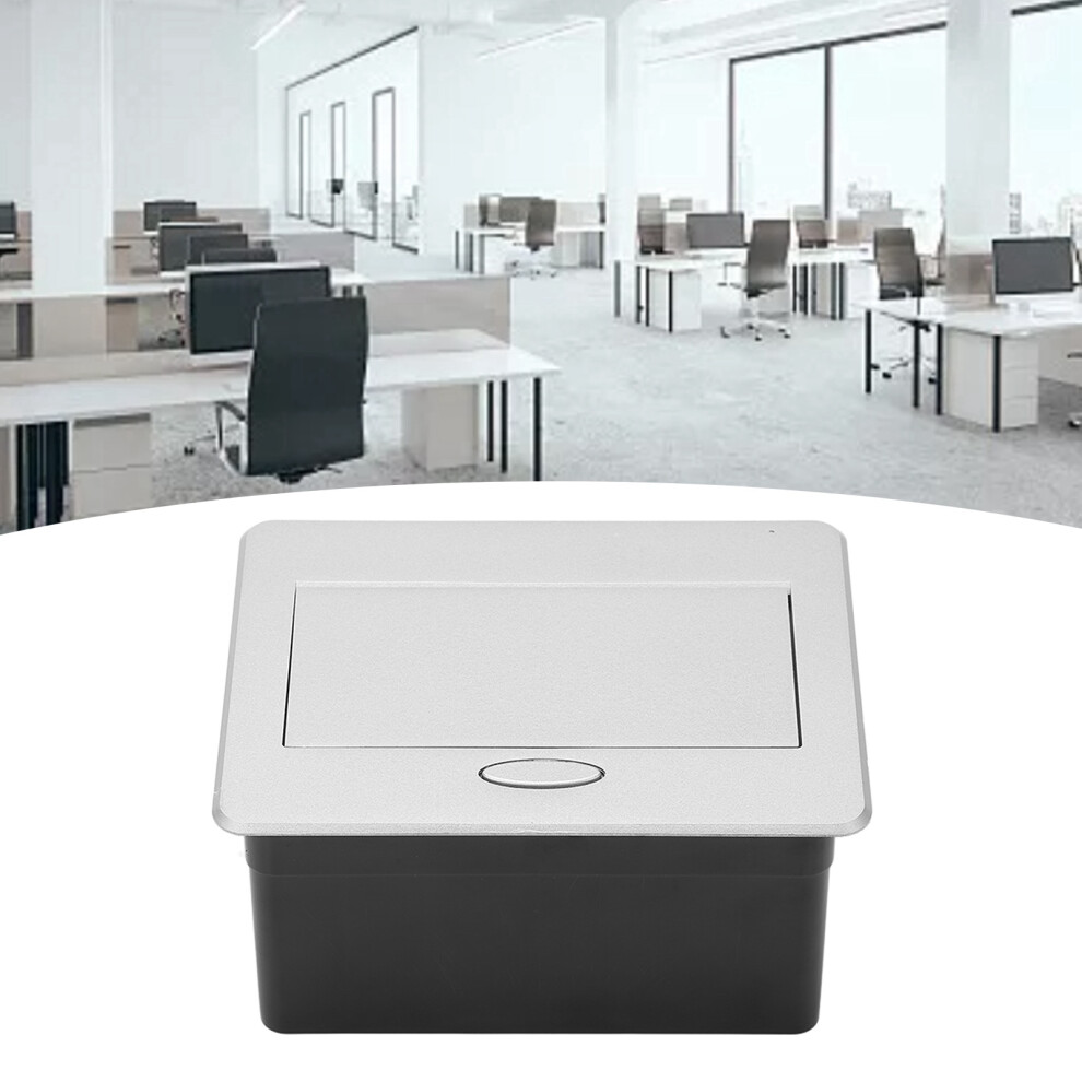 Space-Saving Table Socket Box 15A 2 Outlets Wide Application 4321339731202
