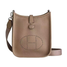 Elephant Grey Genuine Cowhide Small Square Bag - High-End Crossbody, 3-Way Carry, Adjustable Gold Hardware, Versatile Women's Bag