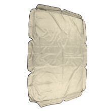 600D Silber-Swing-Verdeck Beige 164x114x15cm 522g