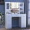 Large Dressing Table With LED Lighted Mirror 7 Drawers Makeup Vanity 7