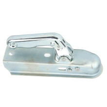 2in Straight Tongue Trailer Coupler 800KG Steel for RV Boat Camper