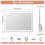 80x55cm Tabletop LED Lighted Hollywood Mirror Vanity Mirror USB Port 6