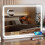 80x55cm Tabletop LED Lighted Hollywood Mirror Vanity Mirror USB Port 3