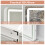 80x55cm Tabletop LED Lighted Hollywood Mirror Vanity Mirror USB Port 8