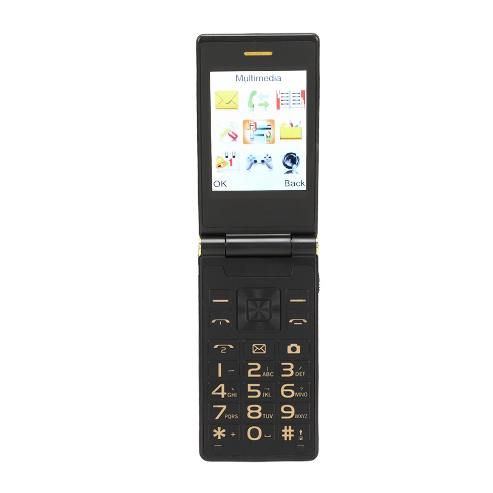 Elderly 2G Flip Phone 2.8In Screen Long Standby 5900Mah Gold 4901339739820