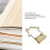 Dovetail Binder Clips 15 Stück Langgriff Eisen Gold 10