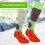 1 Paar Winter-Skisocken, Einheitsgröße, Baumwolle, Grau 6