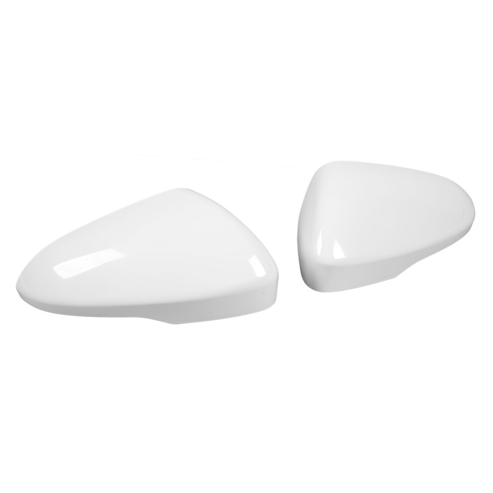 2 Pcs Car Rear View Mirror Cover For Ford Fusion 2013 Replacement White 8001339740959