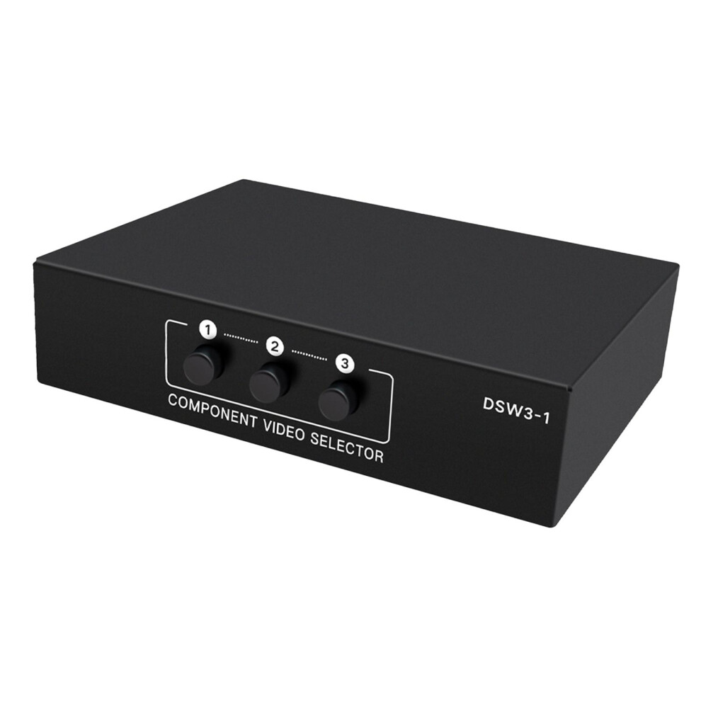 Ypbpr Switcher Selector Electronics 3 in 1 Out Component AV Video