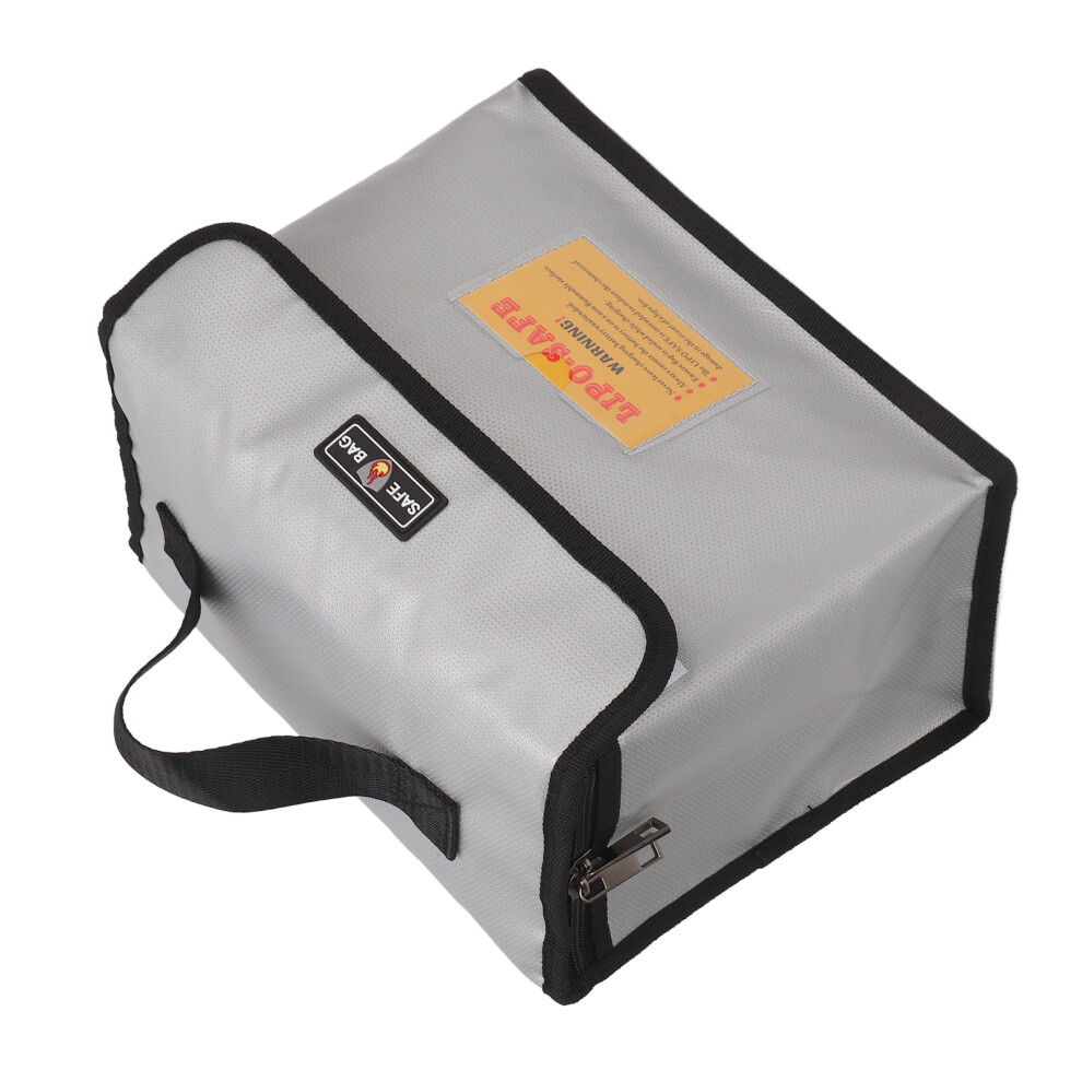 Heat-Resistant Fireproof Battery Safe Pouch With Portable Handle 9471339751801