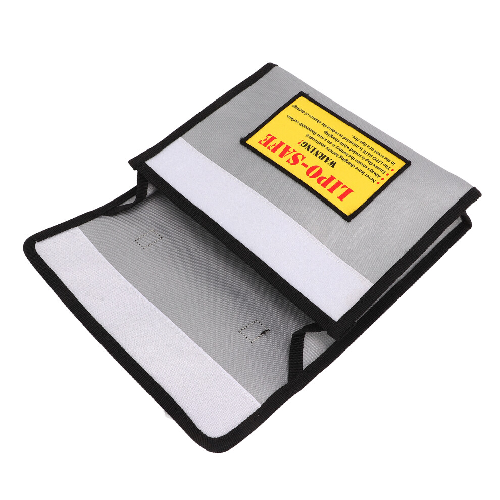 Flame Retardant Lithium Battery Explosion Proof Bag 24.4X5.3x19cm Gray 9461339751765