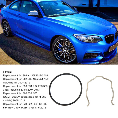 Clip en C para tubo de carga para BMW E84 E82 E88 E90 E91 E92 E93 Pieza de recambio 2