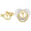 Goldener Strass-Schnuller 6-18 Monate PP/Silikon 2
