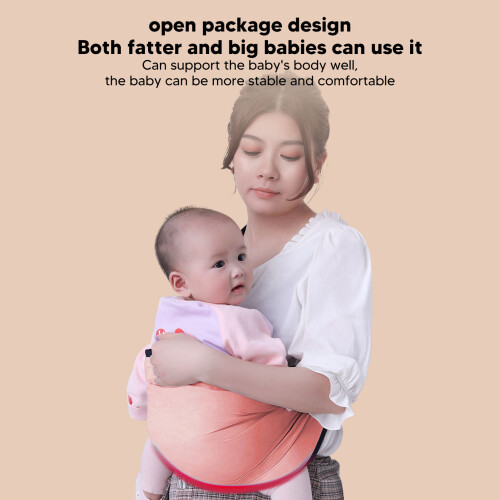Ergonomischer Baby-Tragegurt Front Hugger 4-36 Monate 20 kg Rosa 2
