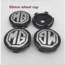 4 Stück MG Logo 56 mm 60 mm Radnabenabdeckungen aus Harz, Emblem-Aufkleber, Styling-Zubehör, 60 mm