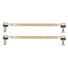 2 Stück 250 mm Kugelgelenk-Spurstange 125cc 10 mm Silber