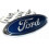 Ford Emblem Logotyp 147mm/57mm Fram Bak 1