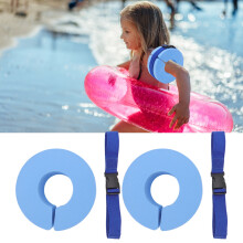 Environmentally Friendly Blue EVA Swim Cuffs - 2 Pcs for Kids