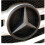 Mercedes-Frontgrill-Sternemblem-Abdeckung mattschwarz A C GLA CLA ML CLS E-Klasse MT 1