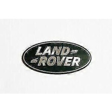 Groen/chroom Land Rover Front Grill Motorkap Badge Embleem Motorkap Achterklep Badge (45x85 mm)