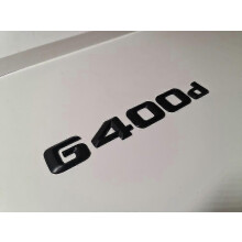 Compatible avec g400d, emblème de coffre arrière noir mat lettres et chiffres, Mercedes Classe G