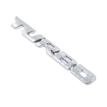 (Zilver) 3D-autostyling Metalen Turbo-letters embleemsticker Achterklep-embleemdecoratie