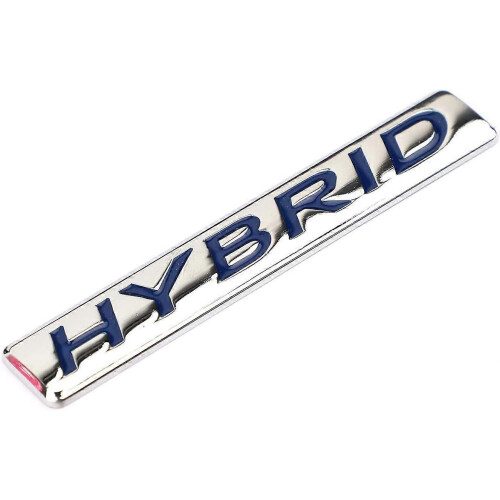 3D-Hybrid-Metallbuchstaben-Autoemblem-Aufkleber für Heckklappe 1
