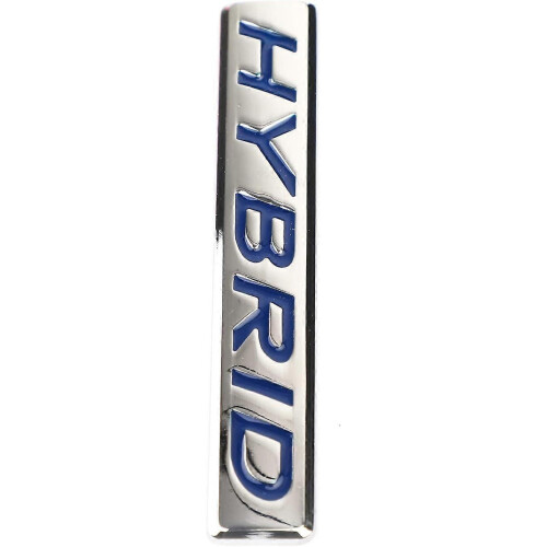 3D-Hybrid-Metallbuchstaben-Autoemblem-Aufkleber für Heckklappe 2