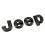 Mattschwarzes Jeep 3D-Emblem zum Aufkleben für Frontgrill, Motorhaube oder Heckklappe 1