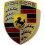 Emblem, Abzeichen, Logo, Porsche Motorhaube, Metall -CAN 1