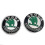 Emblema per auto 2 pezzi per modelli Skoda emblema da 80 mm per cofano e bagagliaio 1