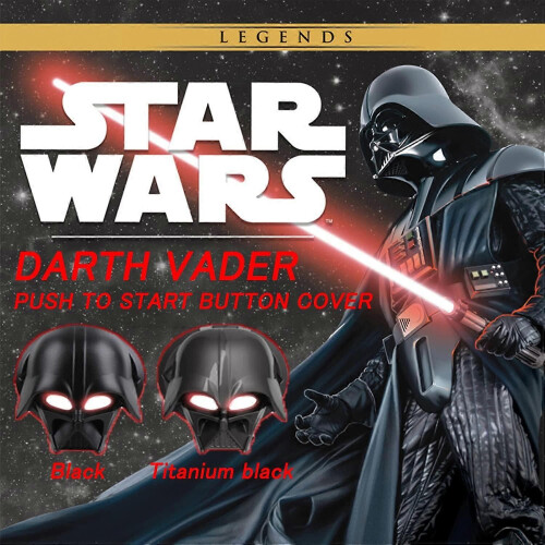 Darth Vader Star Wars Car One Button Start Button Protective Cover Interior Modification Ignition Device 1