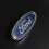 Ford Emblem Oval Blau/Chrom 145 x 60 mm Front-/Heck 3