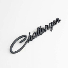 (Svart)Svart Silver Metall Challenger Emblem Badge Logo Styling Bil Bagageklistermärke Dekal För Dodg