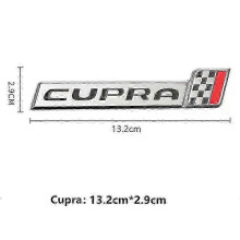 (R-06) 1 st bilstyling metall 280 nummer Cupra emblem bricka grill grillklistermärken lämpliga f