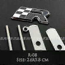 (R-08) 1 st bilstyling metall 280 nummer Cupra emblem bricka grill grillklistermärken lämpliga f