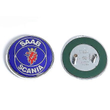 (SCANIA bak 1 st) 68 mm 2 3-stifts Saab bil framhuv motorhuvslogotyp bak bagageutrymme stötfångar
