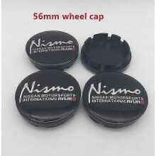 (56mm nismo 3) 4 st 3D 56mm 60mm 65mm 68mm nismo GTR-logotyp Bilemblem Hjulcentrumkapslar Emblemskydd