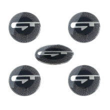 (GT)2025 5 st Stinger/GT rattkåpa klistermärken emblem för kia