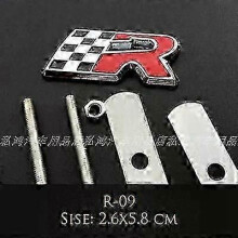 (R-09) 1 st bilstyling metall 280 nummer Cupra emblem bricka grill grillklistermärken lämpliga f