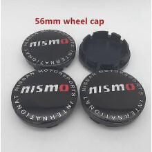 (56mm nismo 2) 4 st 3D 56mm 60mm 65mm 68mm nismo GTR-logotyp Bilemblem Hjulkapslar Navkapslar Emblemskydd