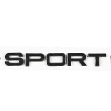 (Sport Matt Black) 3D ABS-logotyp Range Rover-bokstäver Emblemklistermärke Bilhuv Emblem för Ran