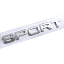 (Sport Matt Silver) 3D ABS-logotyp Range Rover-bokstäver Emblemklistermärke Bilhuv Emblem för Ran