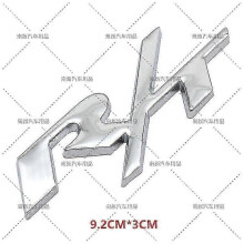 (T-04) Metall R/t Rt-logotyp emblembricka bilgrillklistermärken för Dodge Journey Charger Challenger