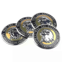 (Eagle) Bilstyling 4 st 56 mm 3D Aluminium Djur Lejon Tiger Örn Emblem Fälgkåpa Klistermärken